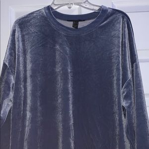 Velvet long sleeve tee
